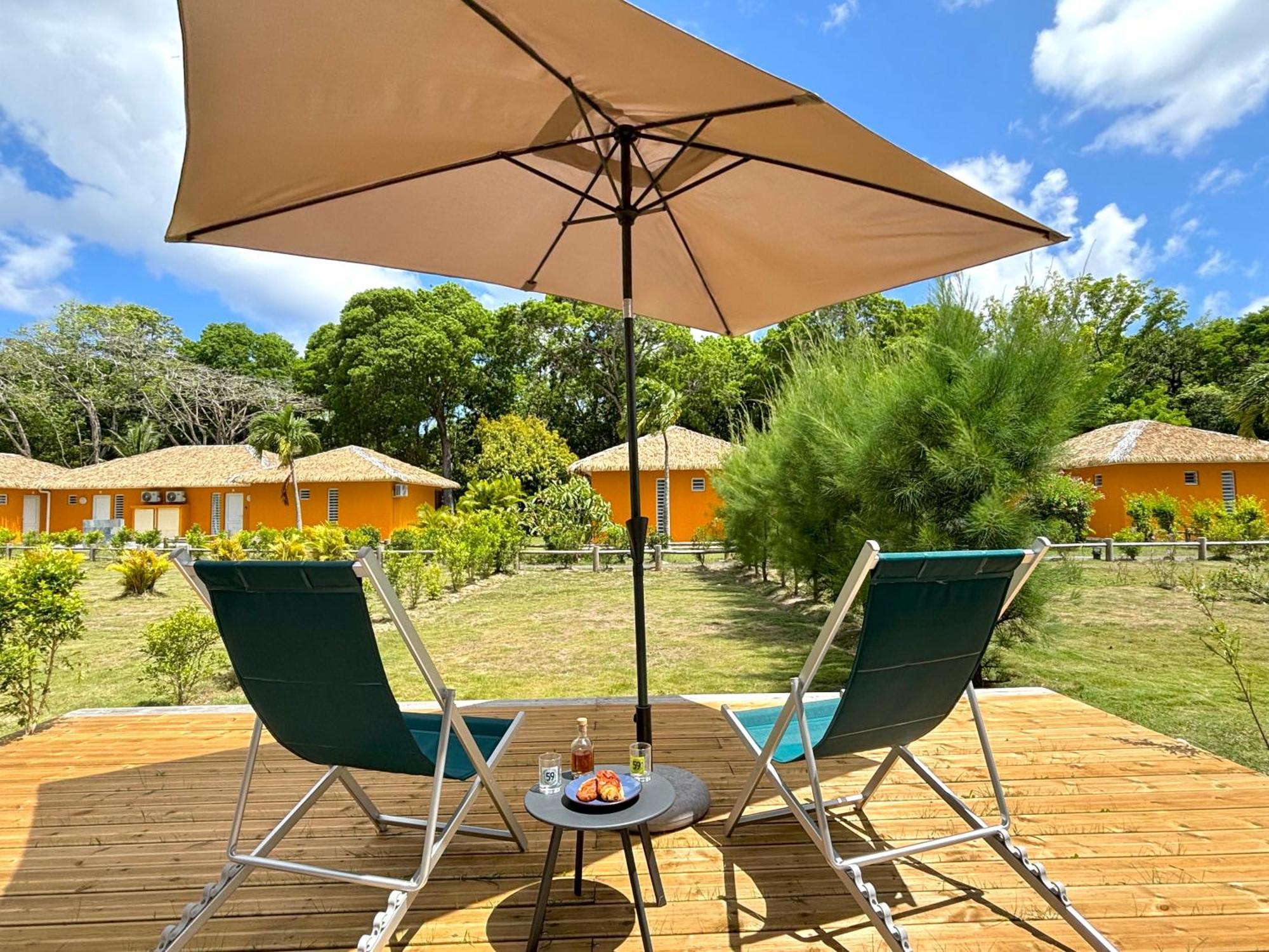 Bungalow La Kawannaise - Piscine, Terrasse, Plage Grand-Bourg  Exteriér fotografie